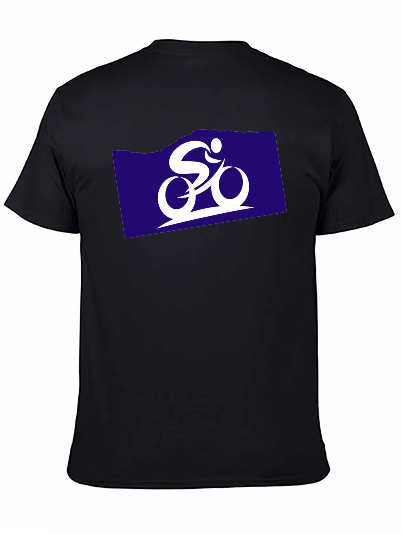 Cycling Graphic Tee - Black