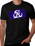 Cycling Graphic Tee - Black