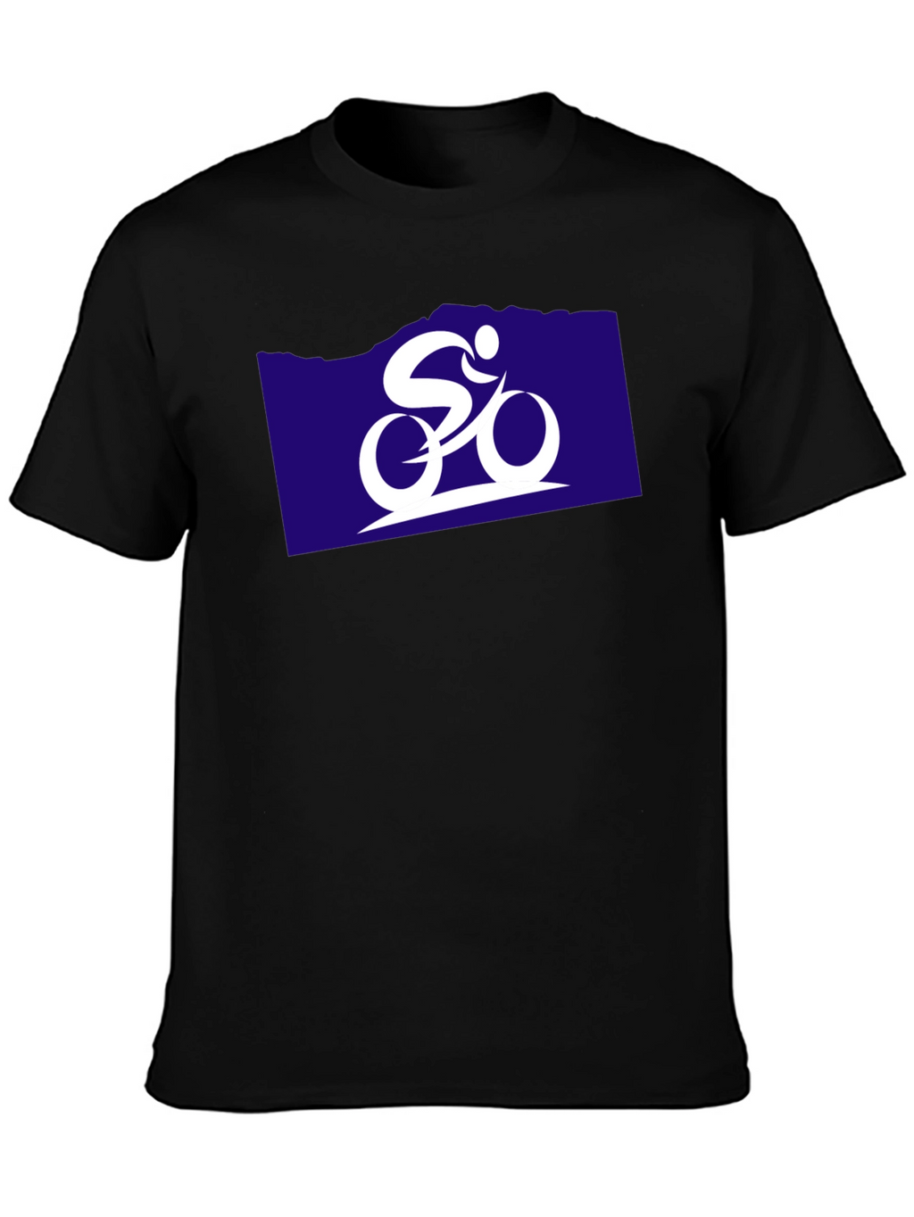 Cycling Graphic Tee - Black