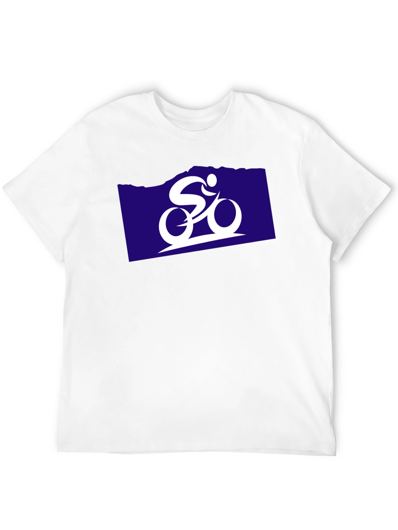Cycling Graphic Tee - Black