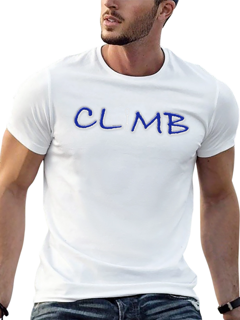 Climb T-Shirt Rock Climbing Gear Climber Tee