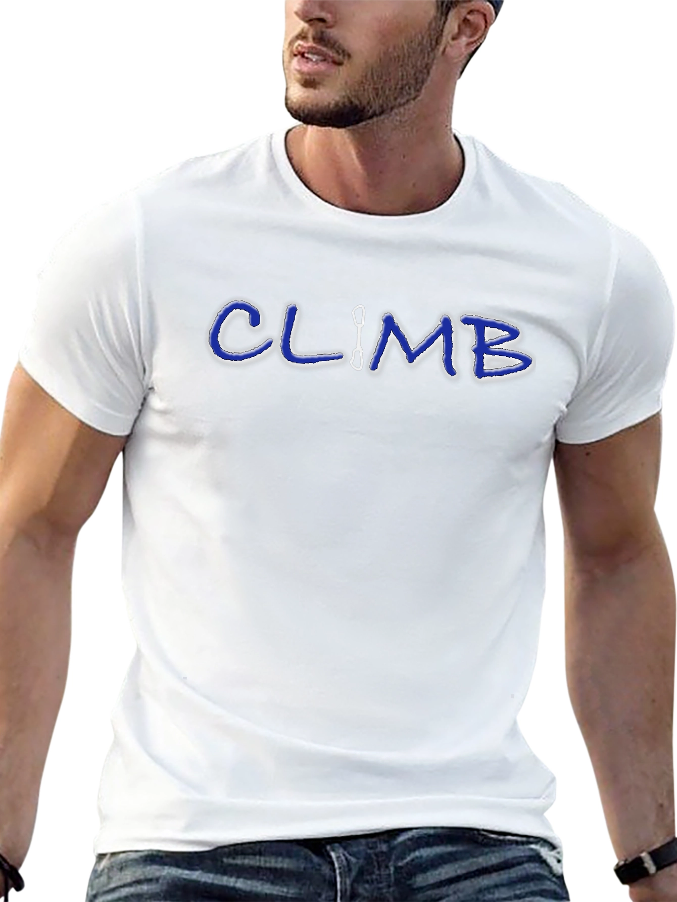Climb T-Shirt Rock Climbing Gear Climber Tee