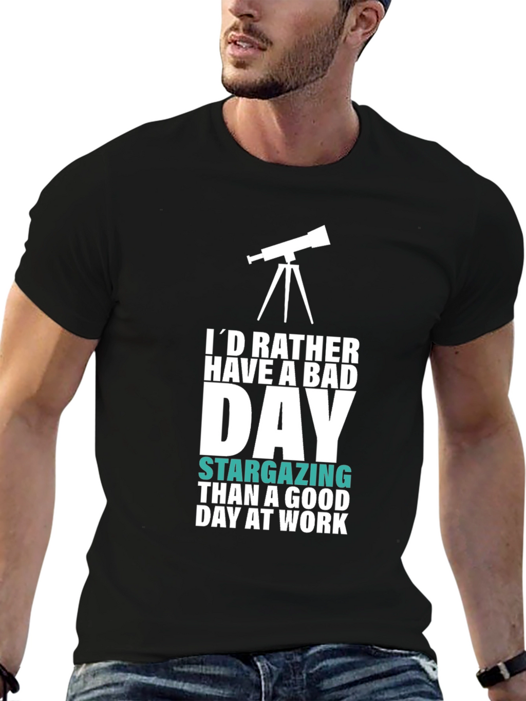 Astronomy Lover T-Shirt: Bad Day Stargazing