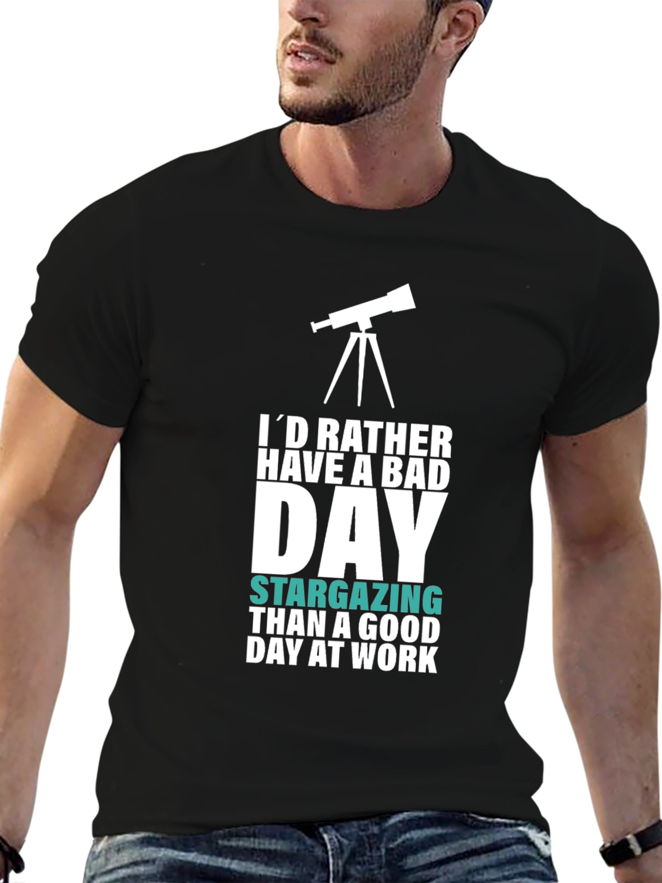 Astronomy Lover T-Shirt: Bad Day Stargazing