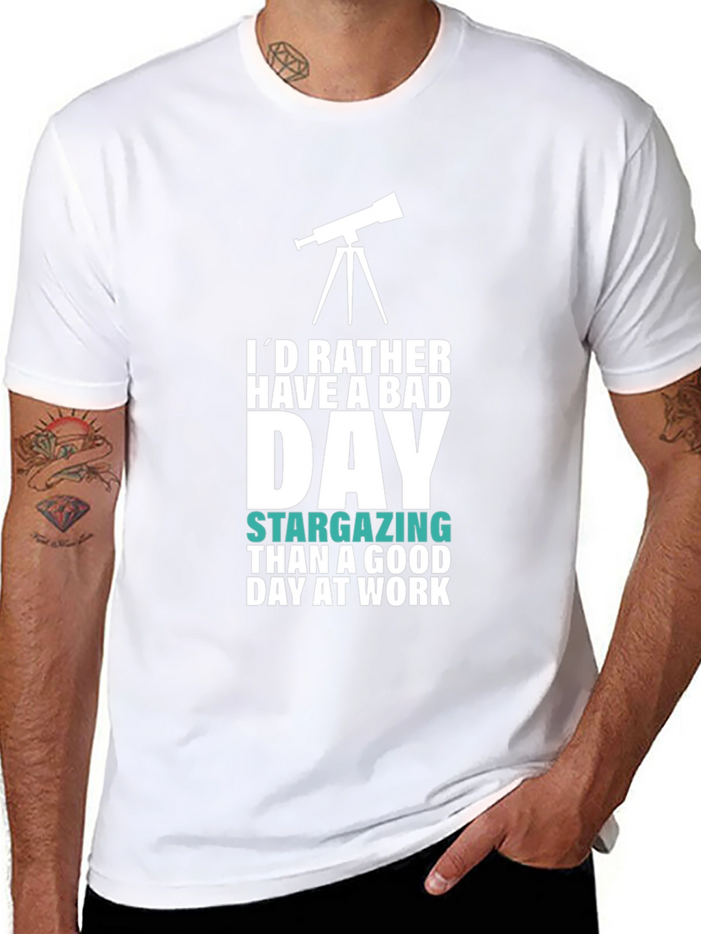 Astronomy Lover T-Shirt: Bad Day Stargazing