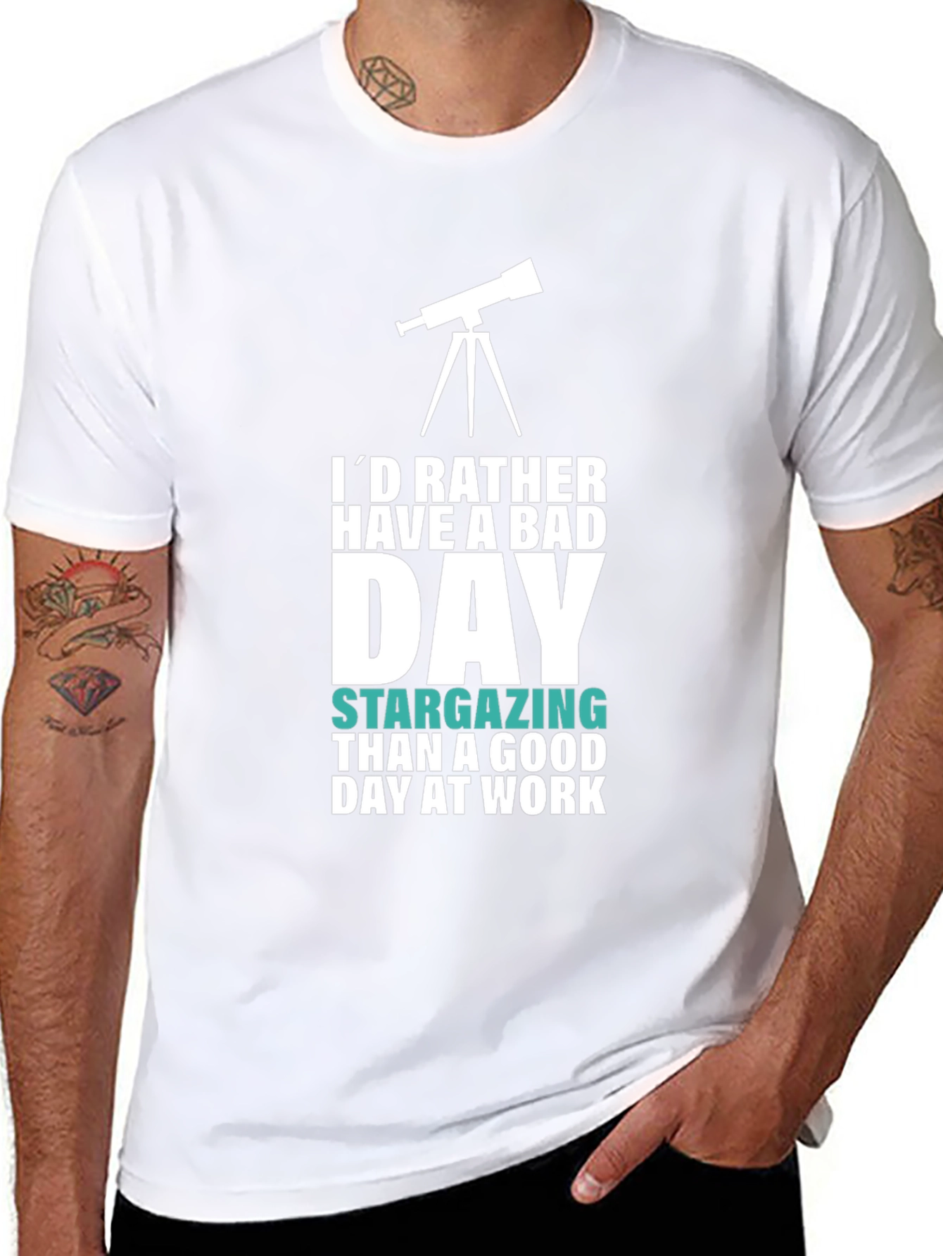Astronomy Lover T-Shirt: Bad Day Stargazing