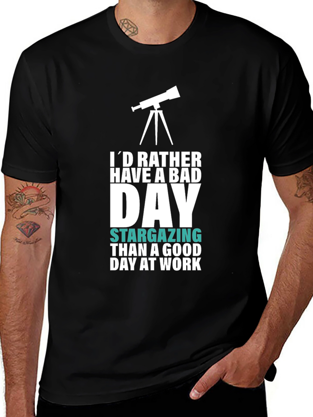 Astronomy Lover T-Shirt: Bad Day Stargazing