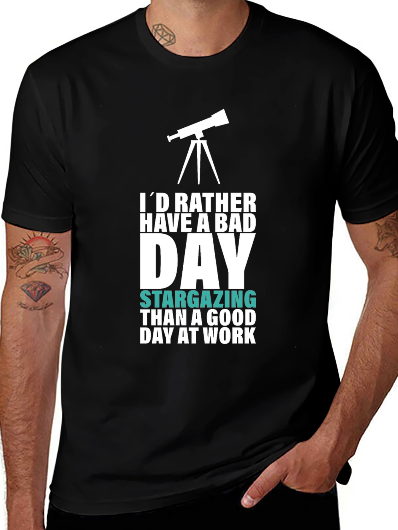 Astronomy Lover T-Shirt: Bad Day Stargazing