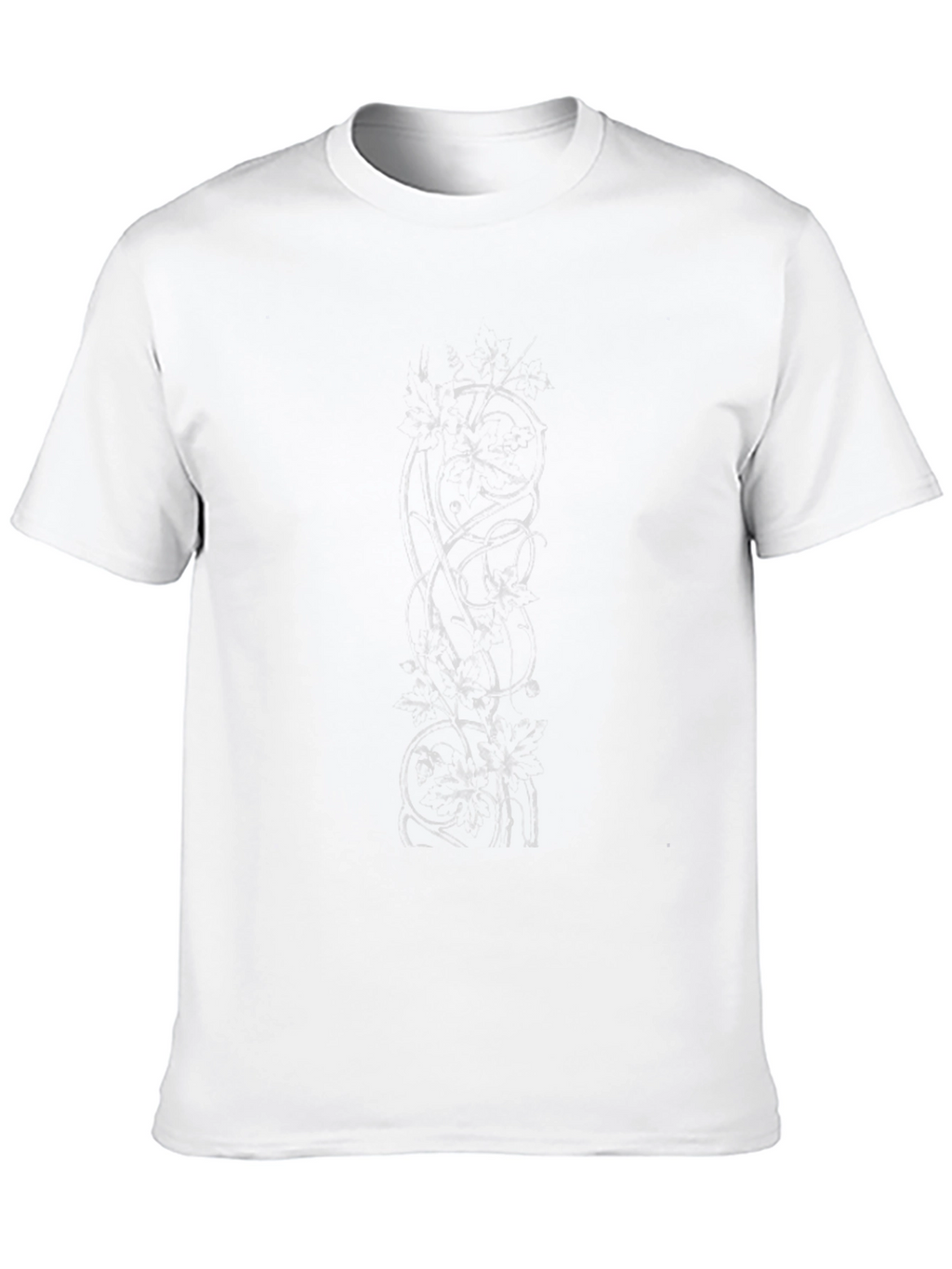 Black Graphic Print T-Shirt - Abstract Design