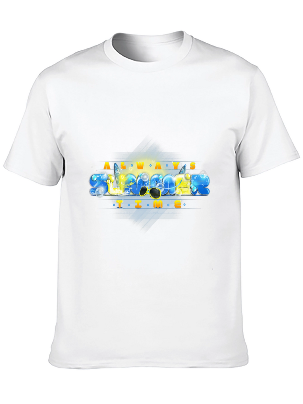 Always Summer Time Black T-Shirt