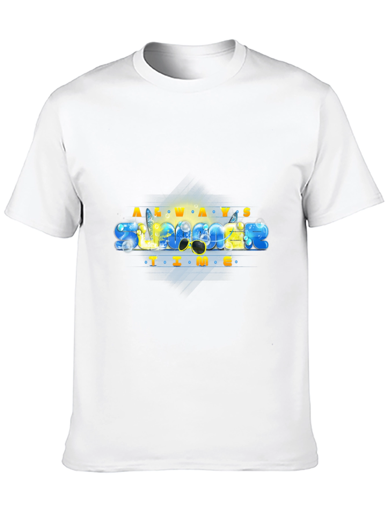 Always Summer Time Black T-Shirt