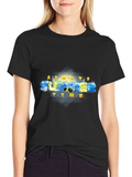 Always Summer Time Black T-Shirt