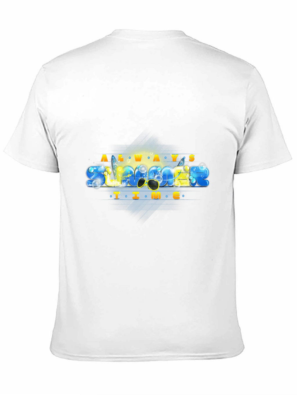 Always Summer Time Black T-Shirt