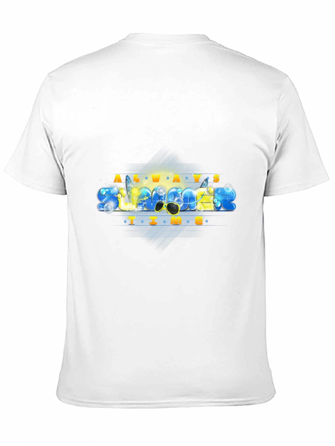 Always Summer Time Black T-Shirt