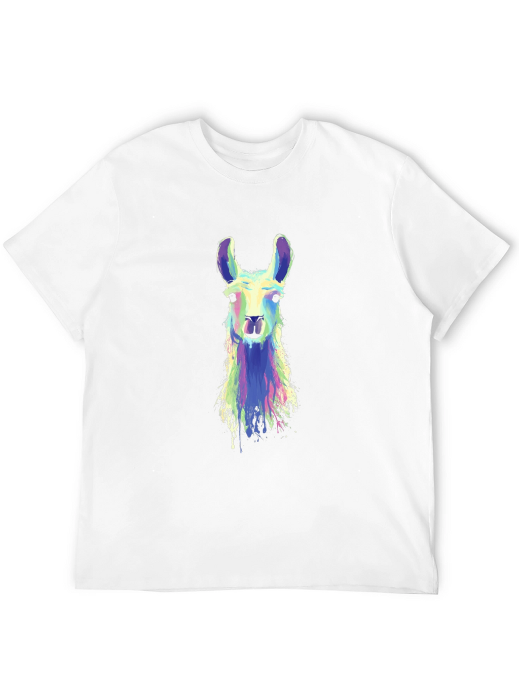 Llama Art Graphic Tee - Cool Animal Shirt