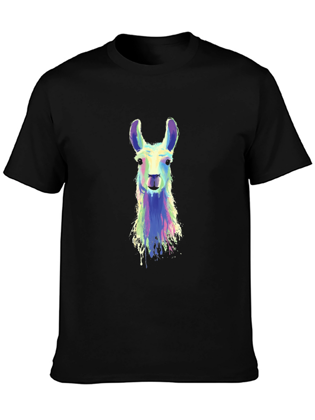 Llama Art Graphic Tee - Cool Animal Shirt