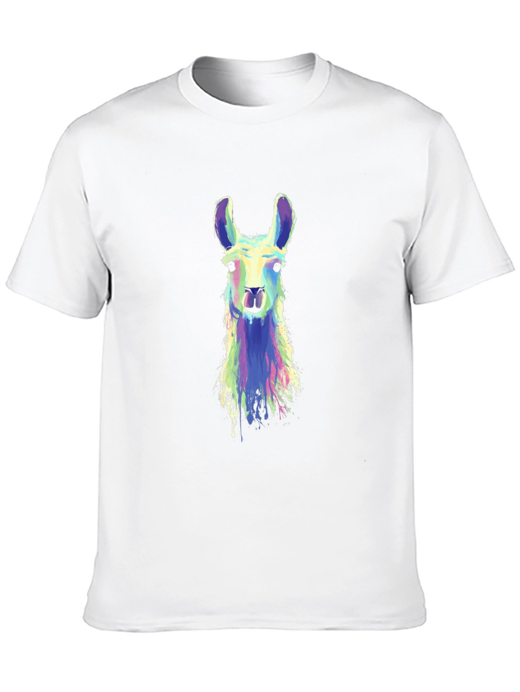 Llama Art Graphic Tee - Cool Animal Shirt