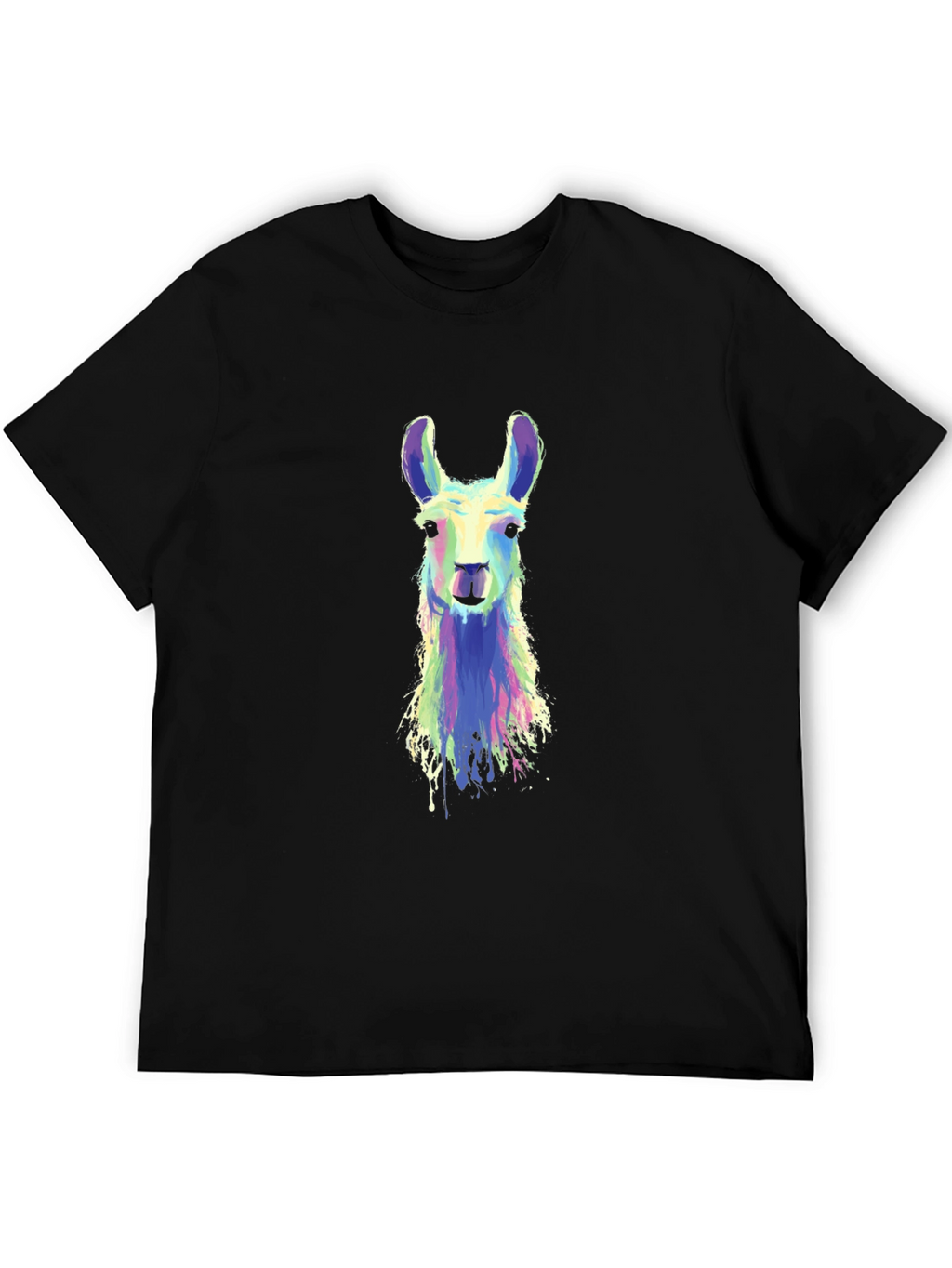 Llama Art Graphic Tee - Cool Animal Shirt