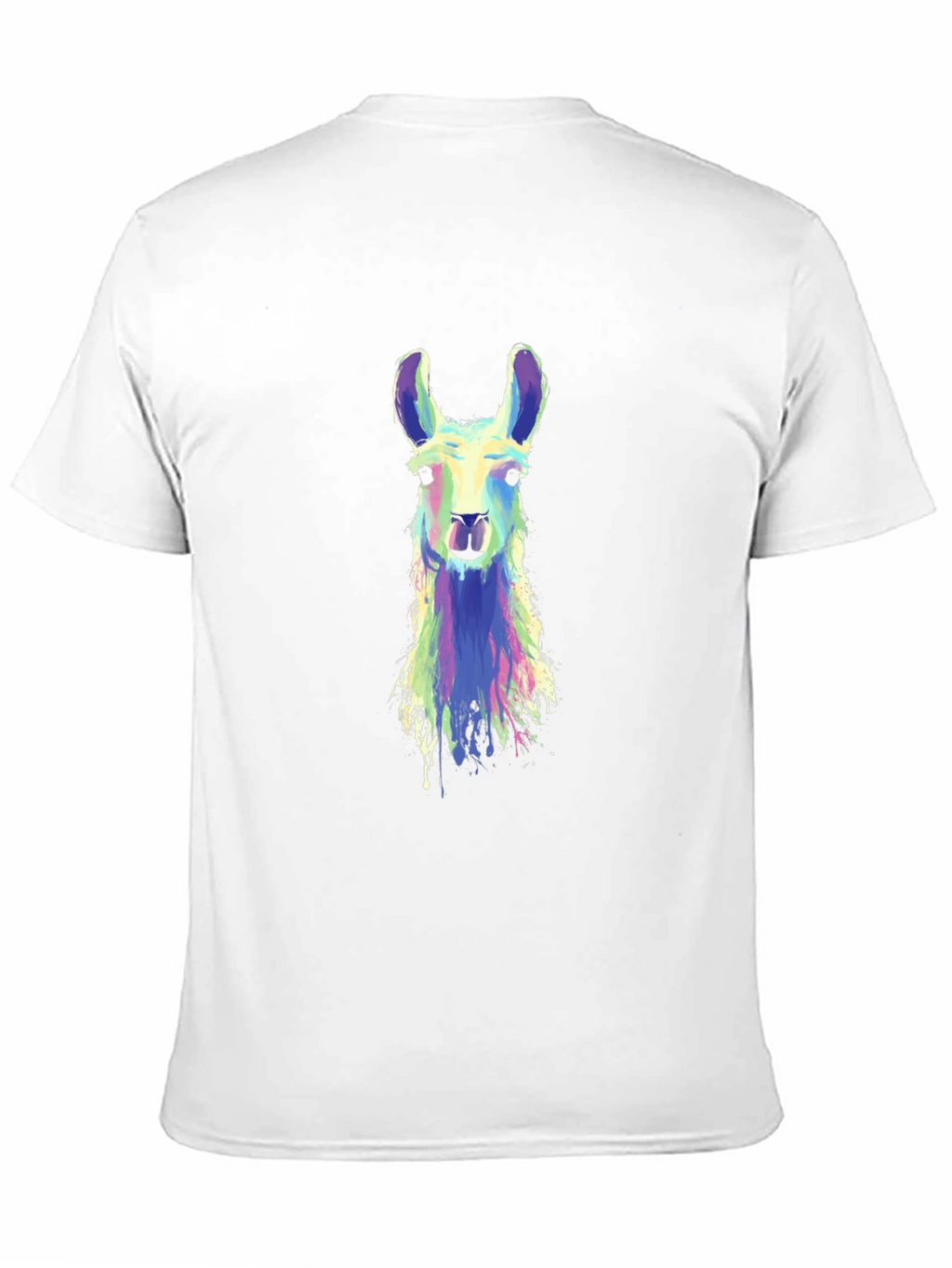 Llama Art Graphic Tee - Cool Animal Shirt