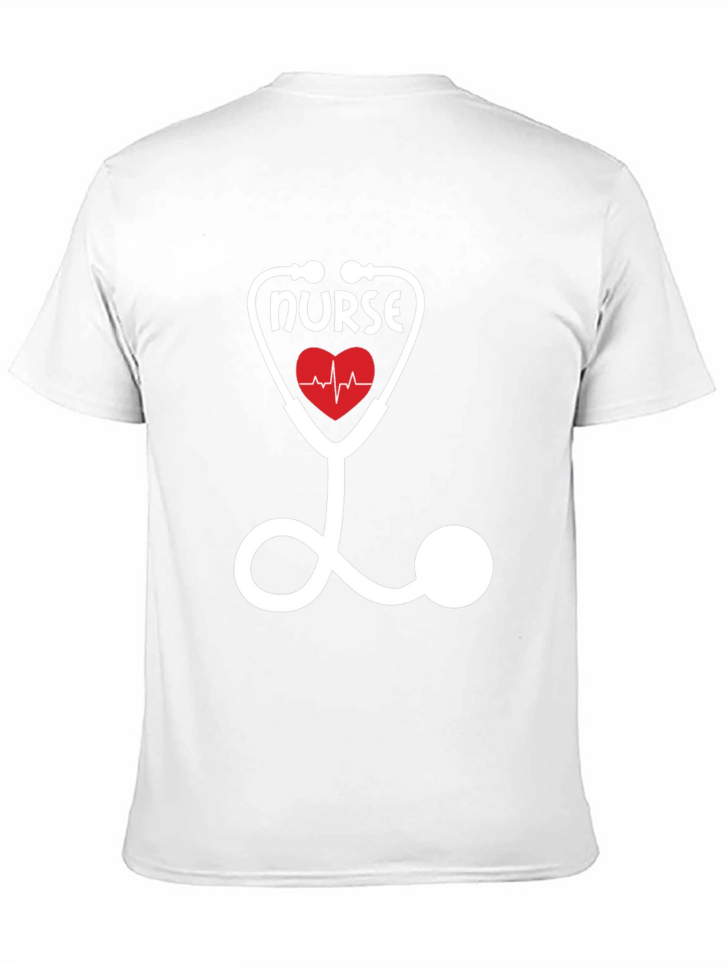 Nurse Stethoscope Heartbeat T-Shirt - Medical Professional Apparel