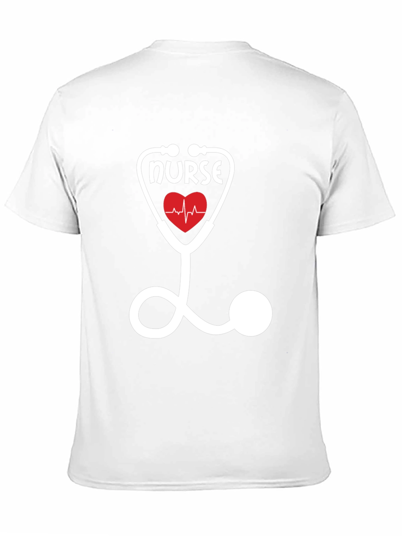 Nurse Stethoscope Heartbeat T-Shirt - Medical Professional Apparel