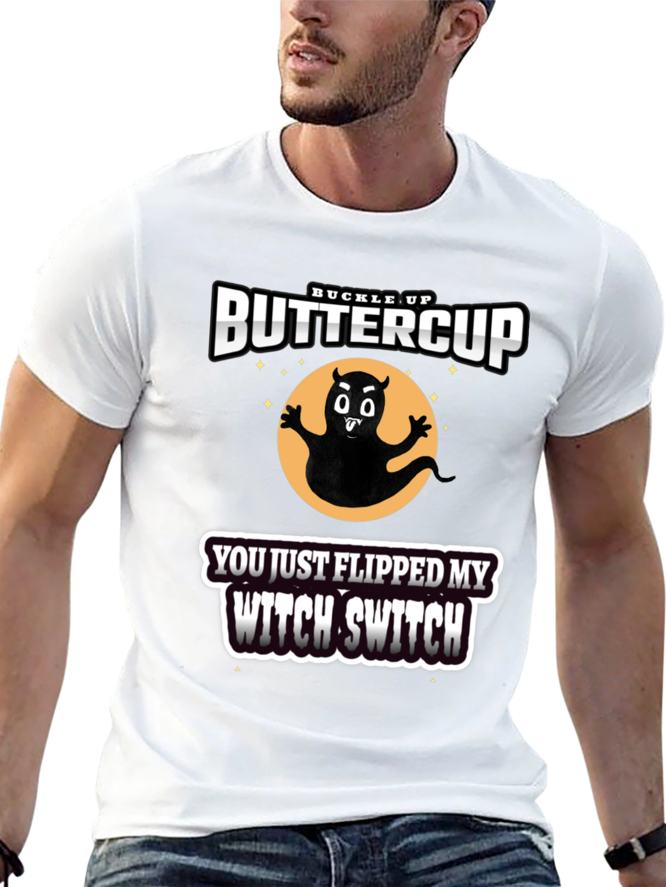 Buckle Up Buttercup Witch T-Shirt