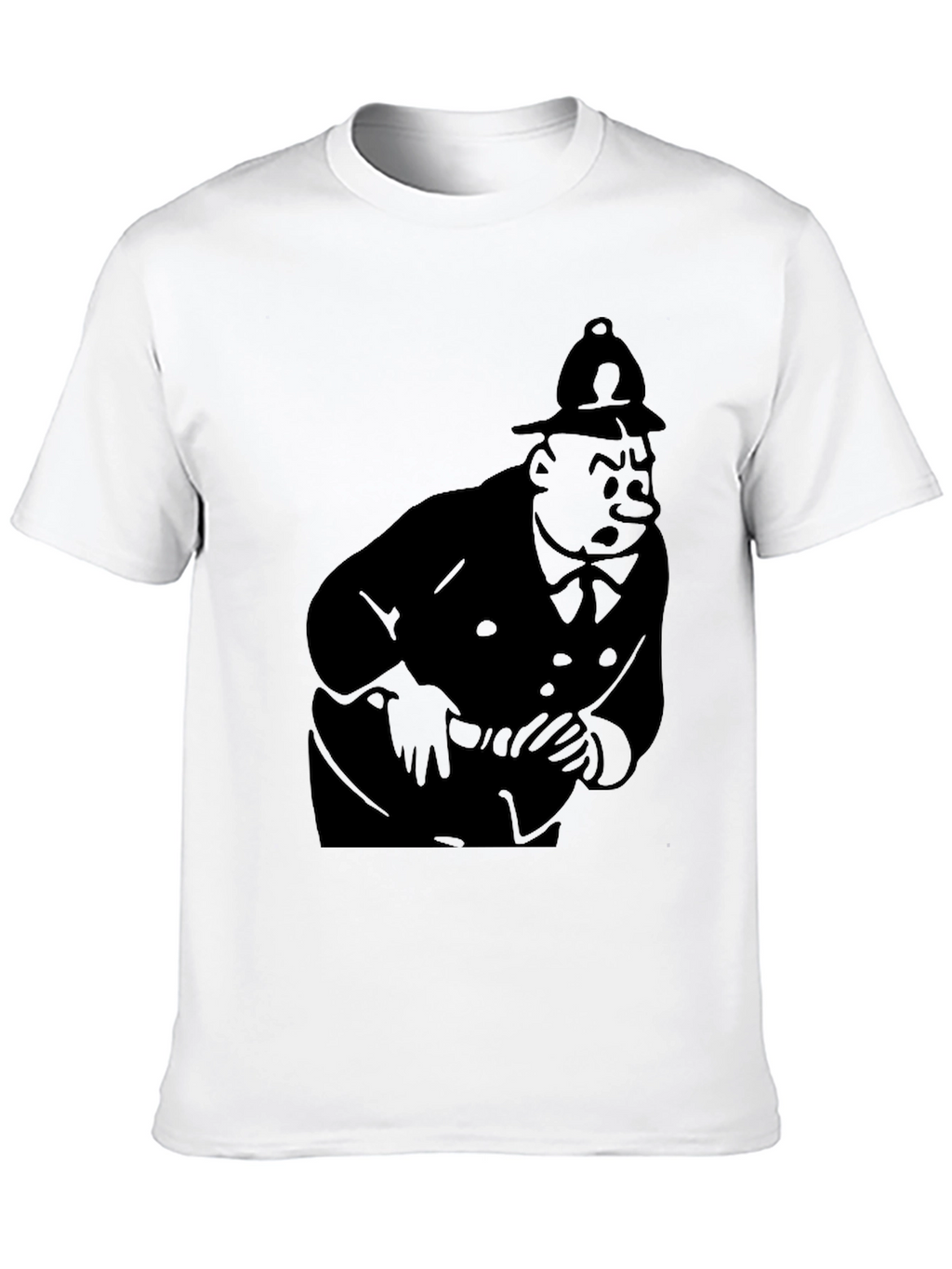 Black Tintin Thompson T-Shirt
