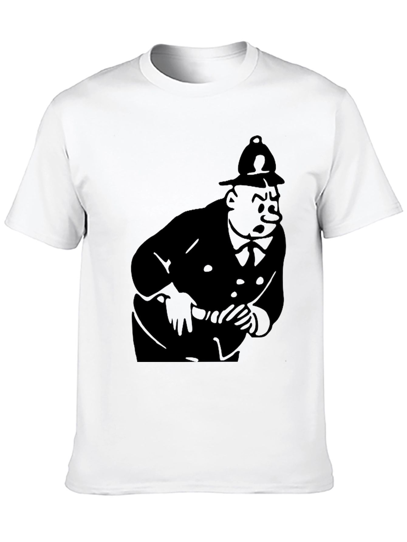 Black Tintin Thompson T-Shirt