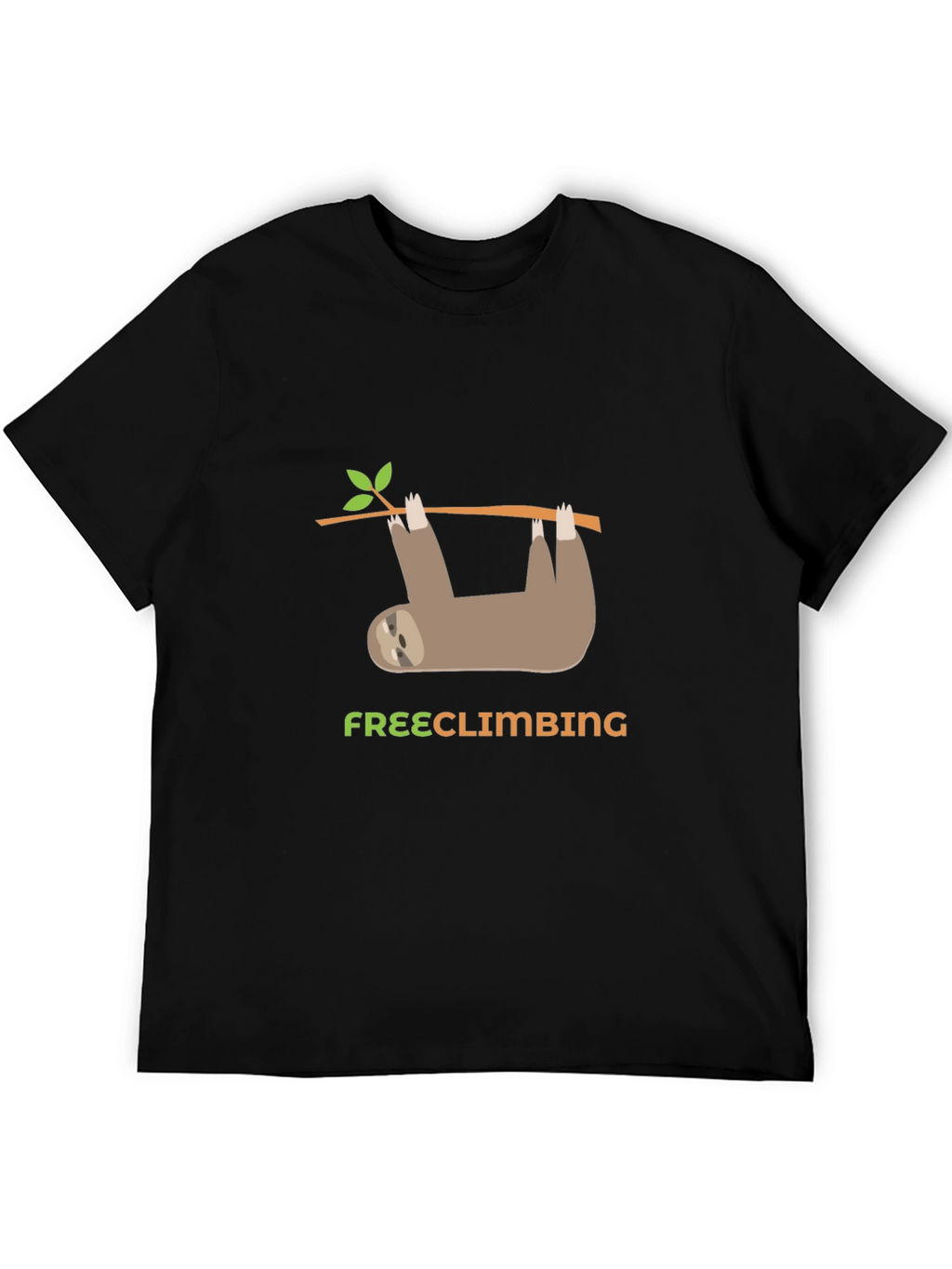 Sloth Free Climbing Graphic T-Shirt