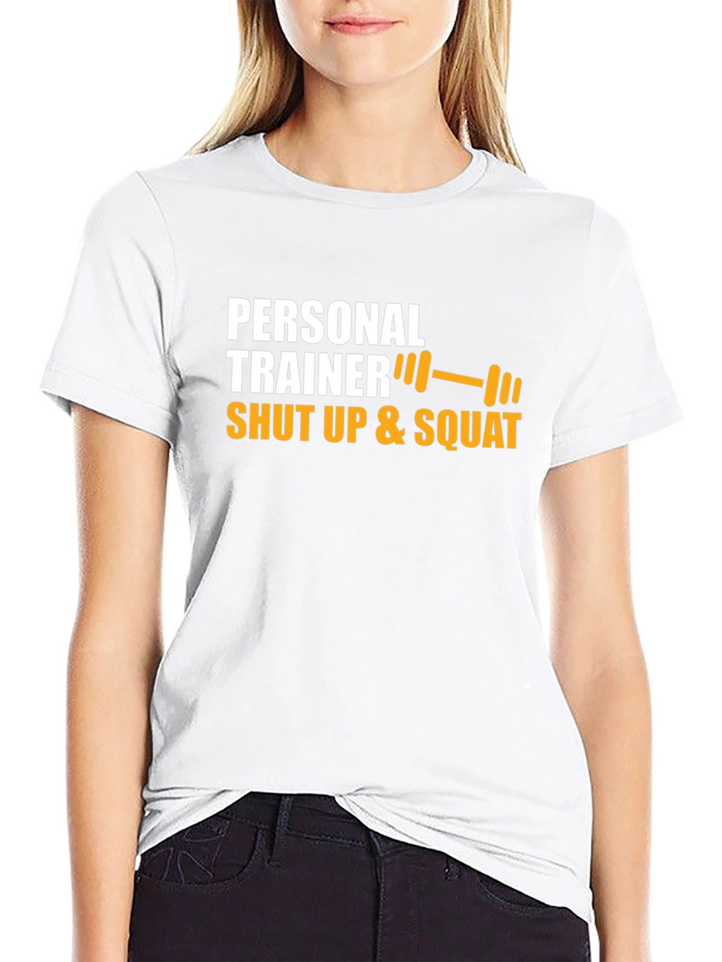 Personal Trainer Shut Up & Squat Graphic Tee