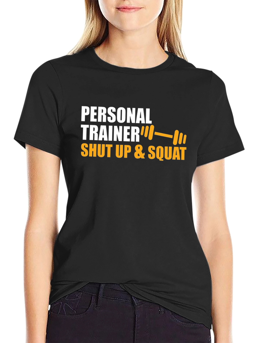 Personal Trainer Shut Up & Squat Graphic Tee