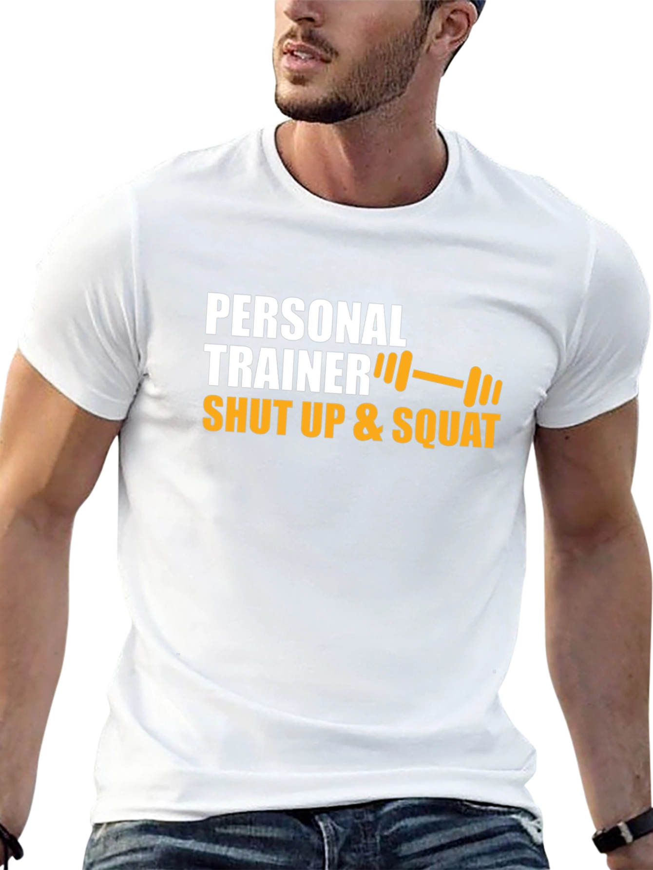 Personal Trainer Shut Up & Squat Graphic Tee
