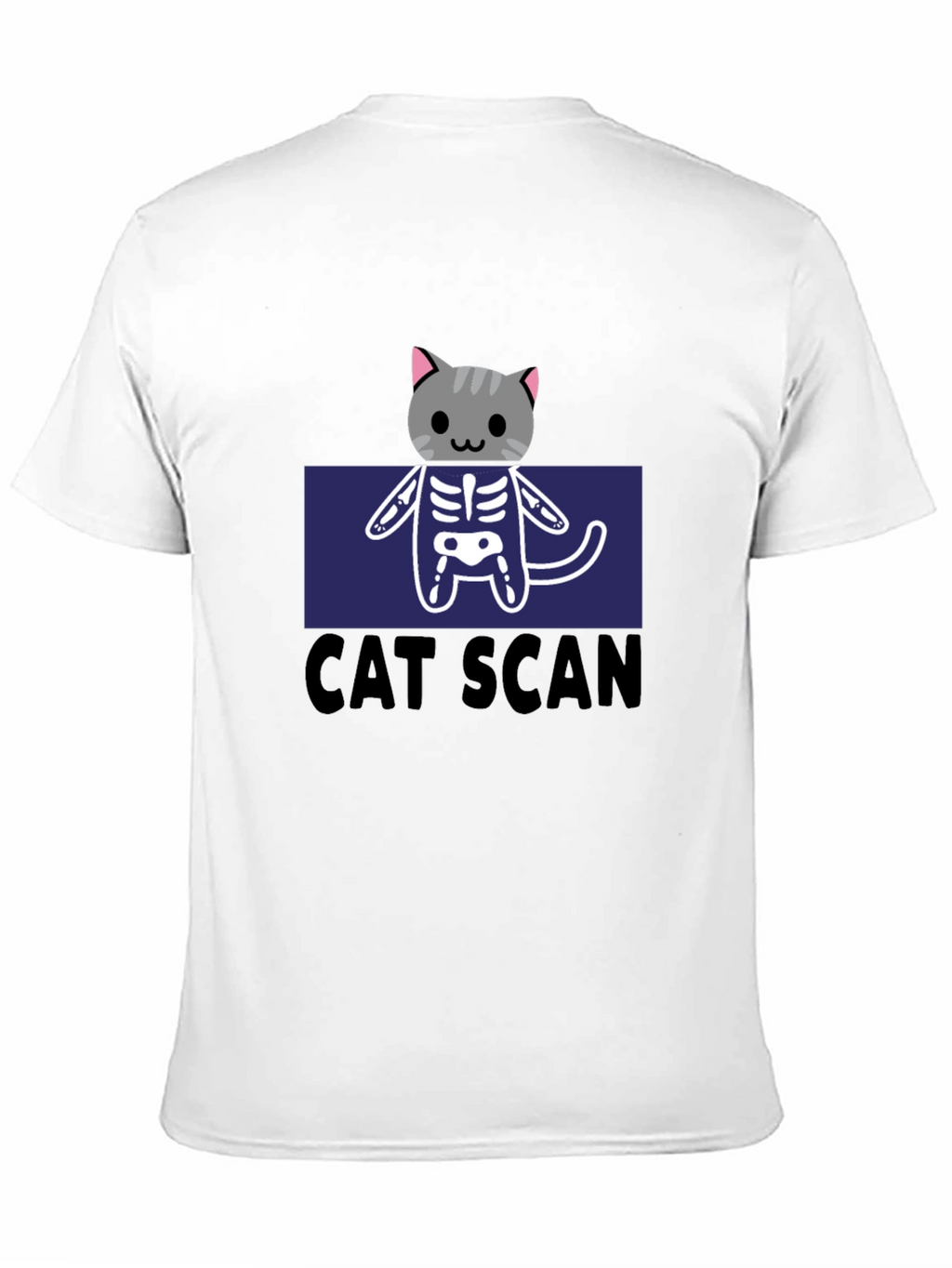 Cat Scan Funny Graphic T-Shirt