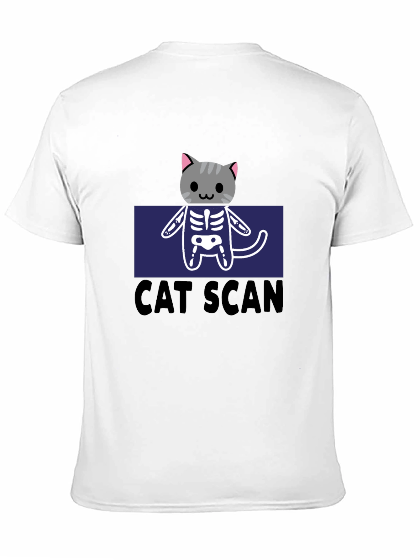 Cat Scan Funny Graphic T-Shirt
