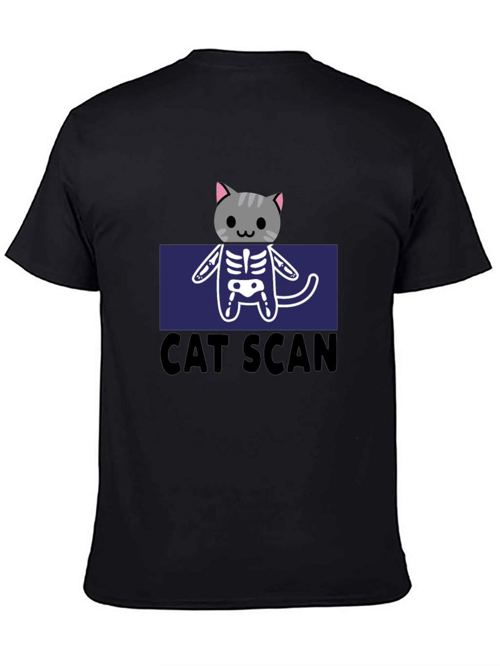 Cat Scan Funny Graphic T-Shirt
