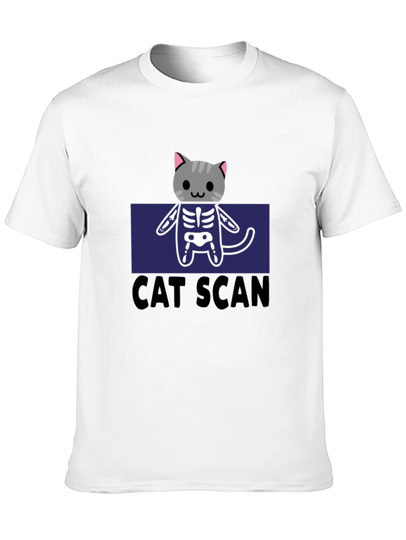 Cat Scan Funny Graphic T-Shirt