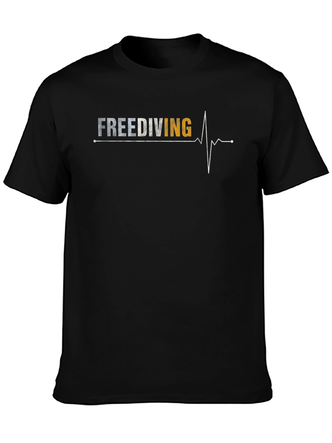 Freediving Heartbeat T-Shirt - Divers Graphic Tee