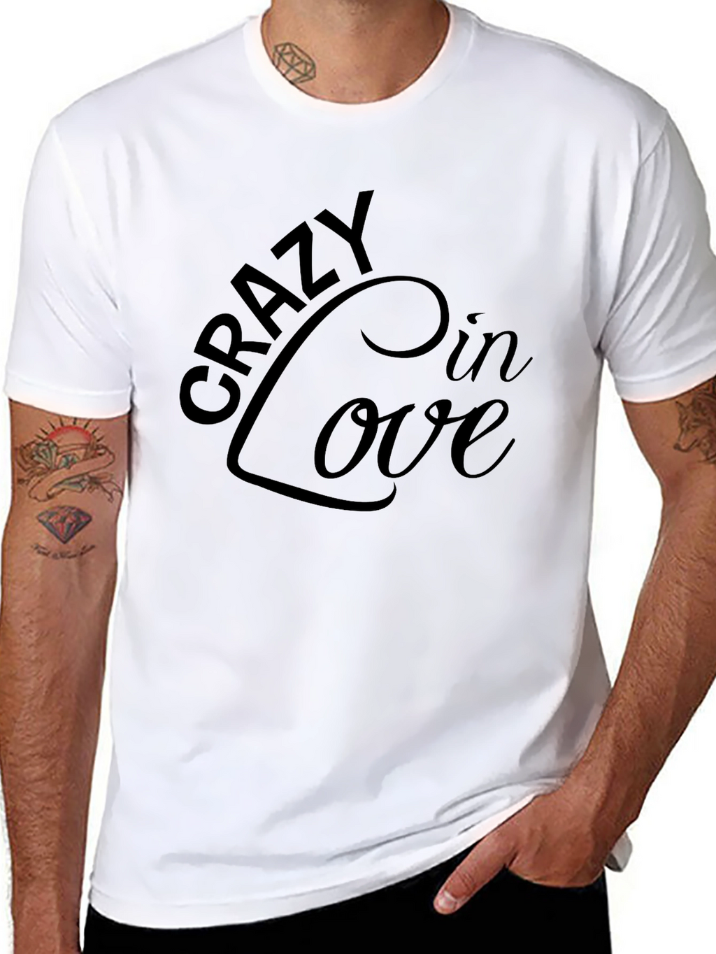 Crazy In Love T-Shirt - Stylish Graphic Tee