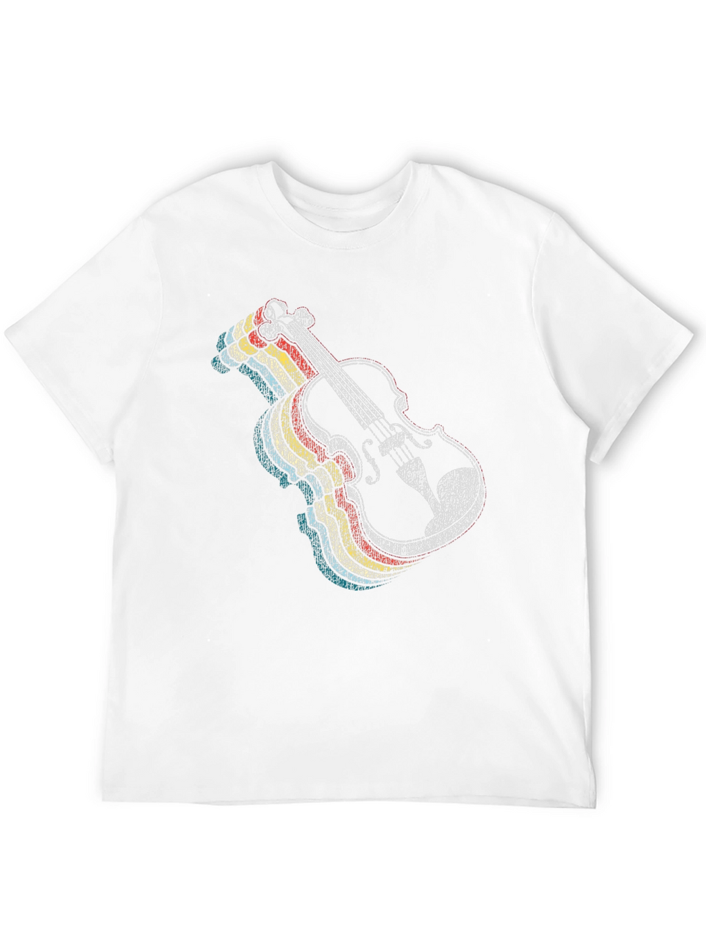 Retro Violin Graphic T-Shirt - Classic Music Lover Tee