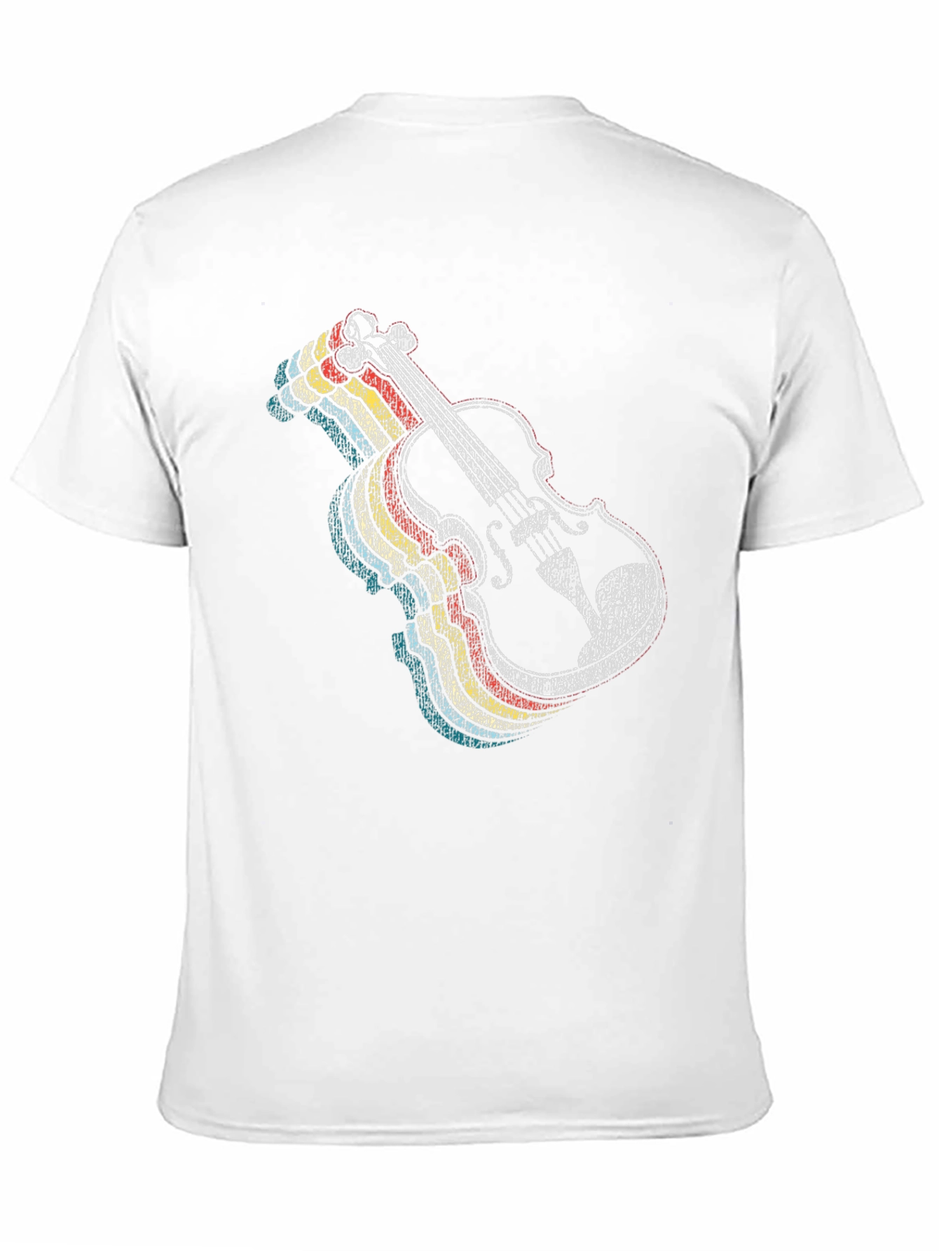 Retro Violin Graphic T-Shirt - Classic Music Lover Tee