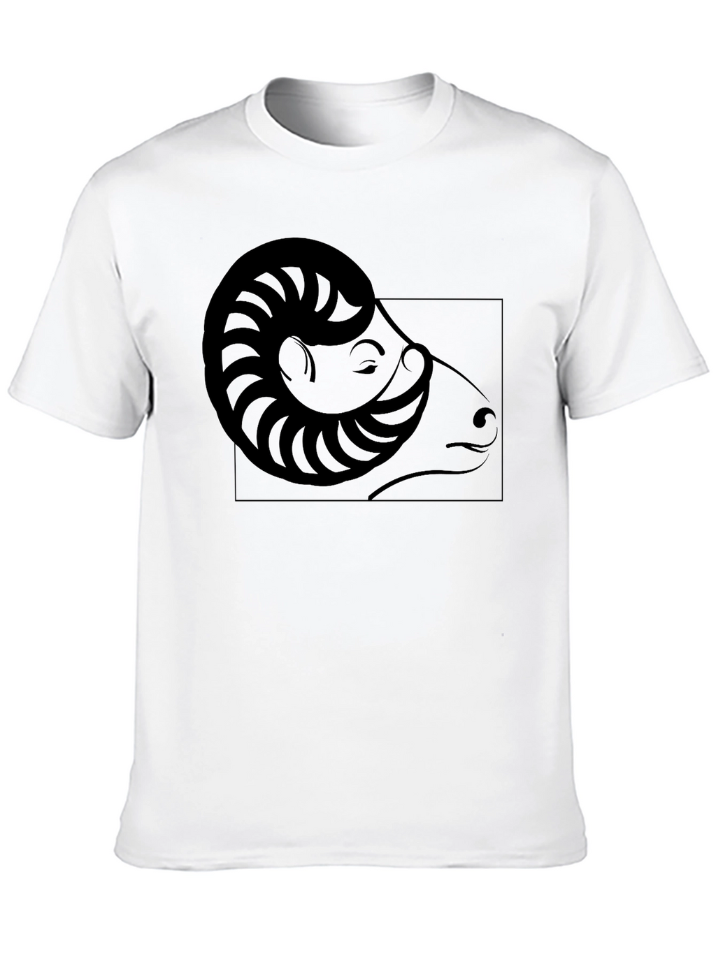 Black Ram Graphic Tee - Stylish Casual Wear