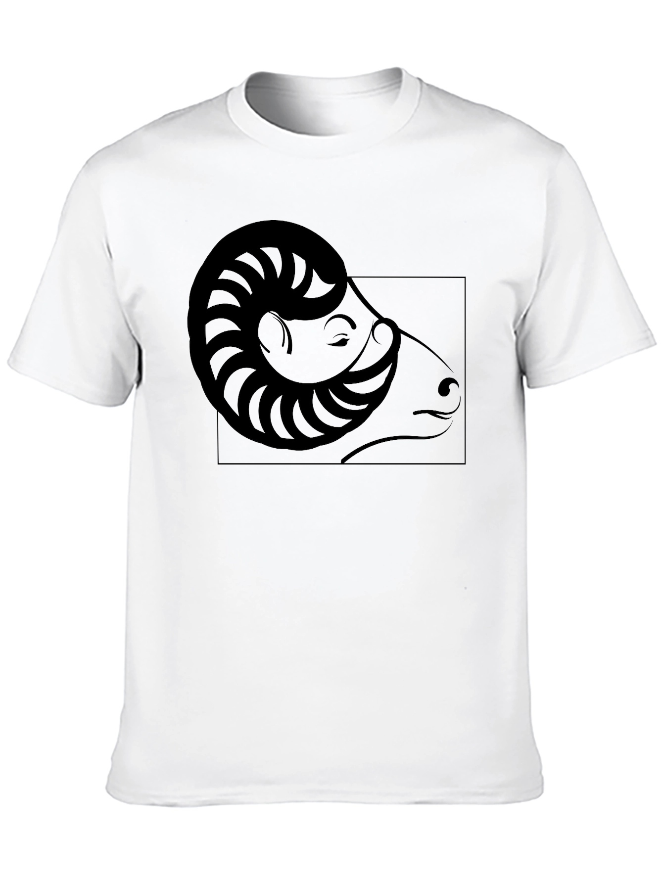 Black Ram Graphic Tee - Stylish Casual Wear