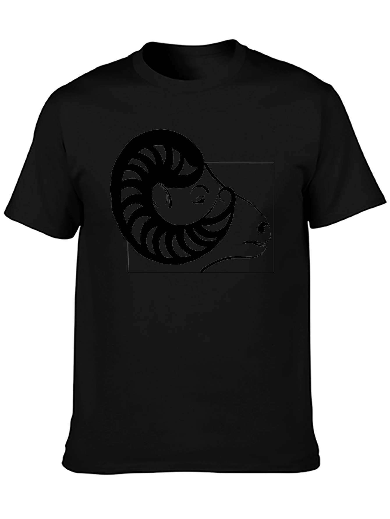 Black Ram Graphic Tee - Stylish Casual Wear