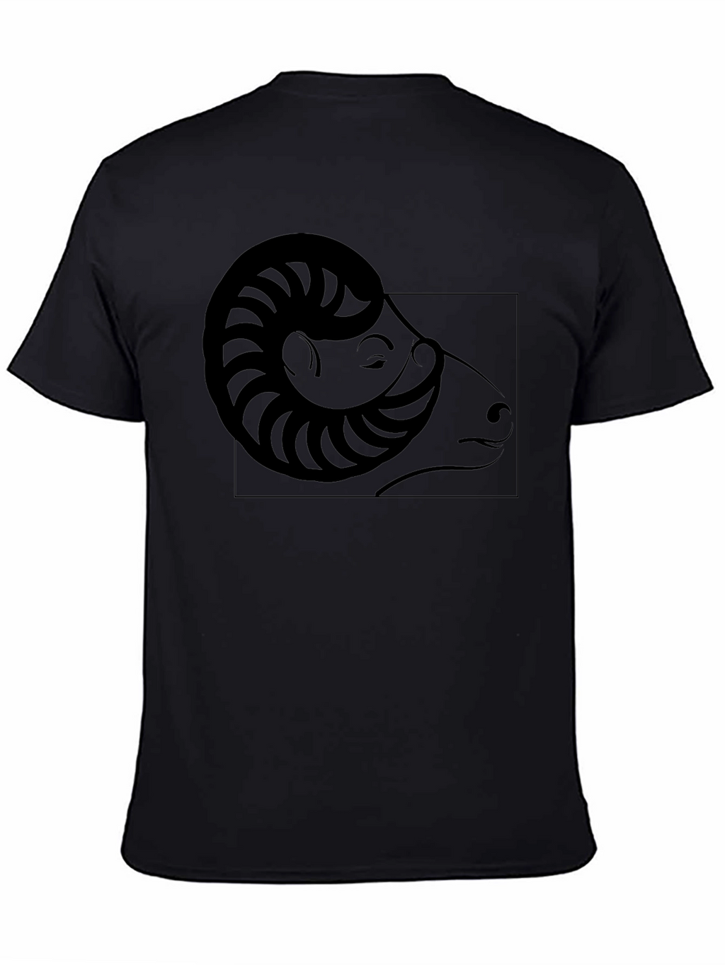 Black Ram Graphic Tee - Stylish Casual Wear