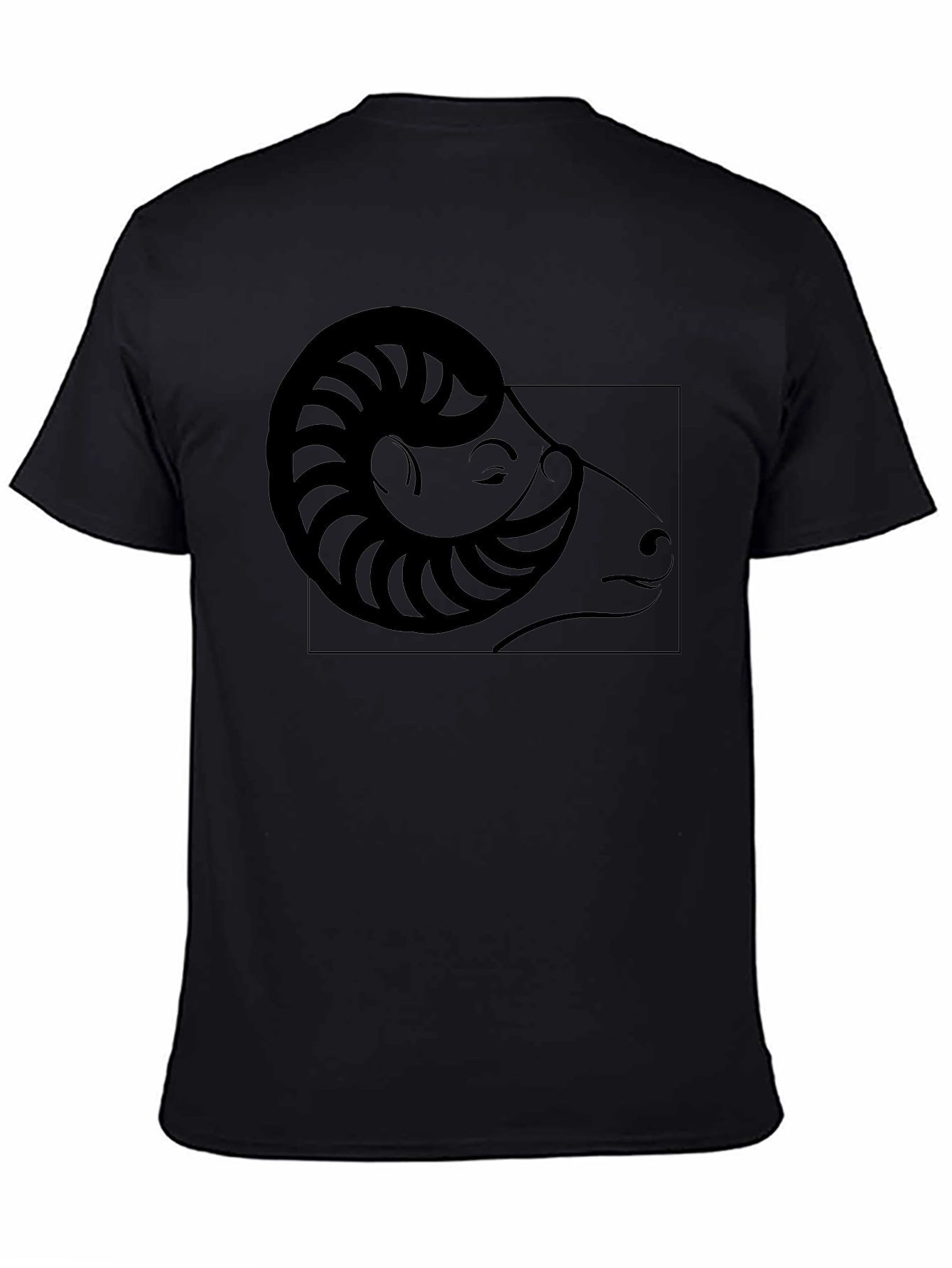 Black Ram Graphic Tee - Stylish Casual Wear