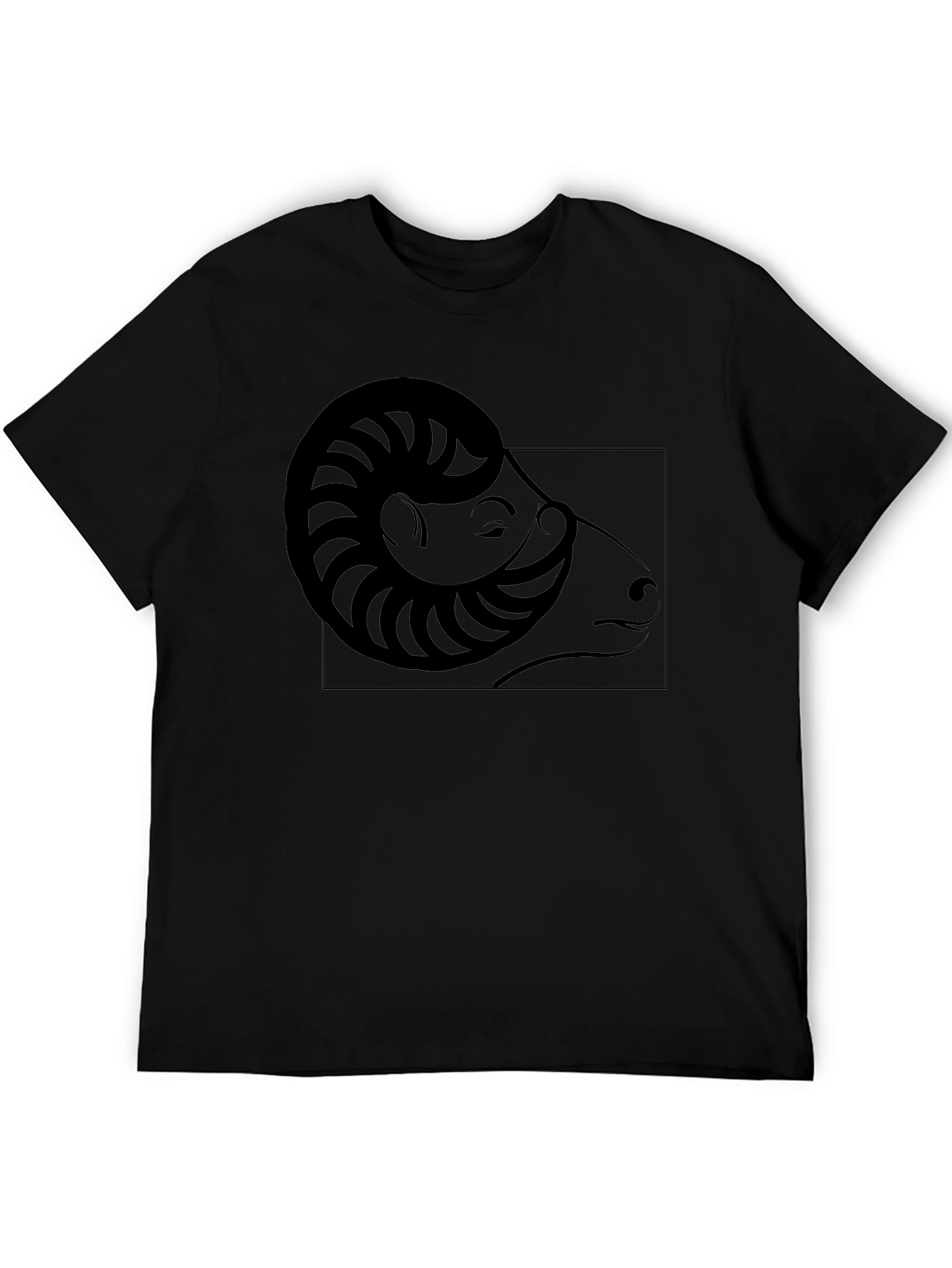Black Ram Graphic Tee - Stylish Casual Wear