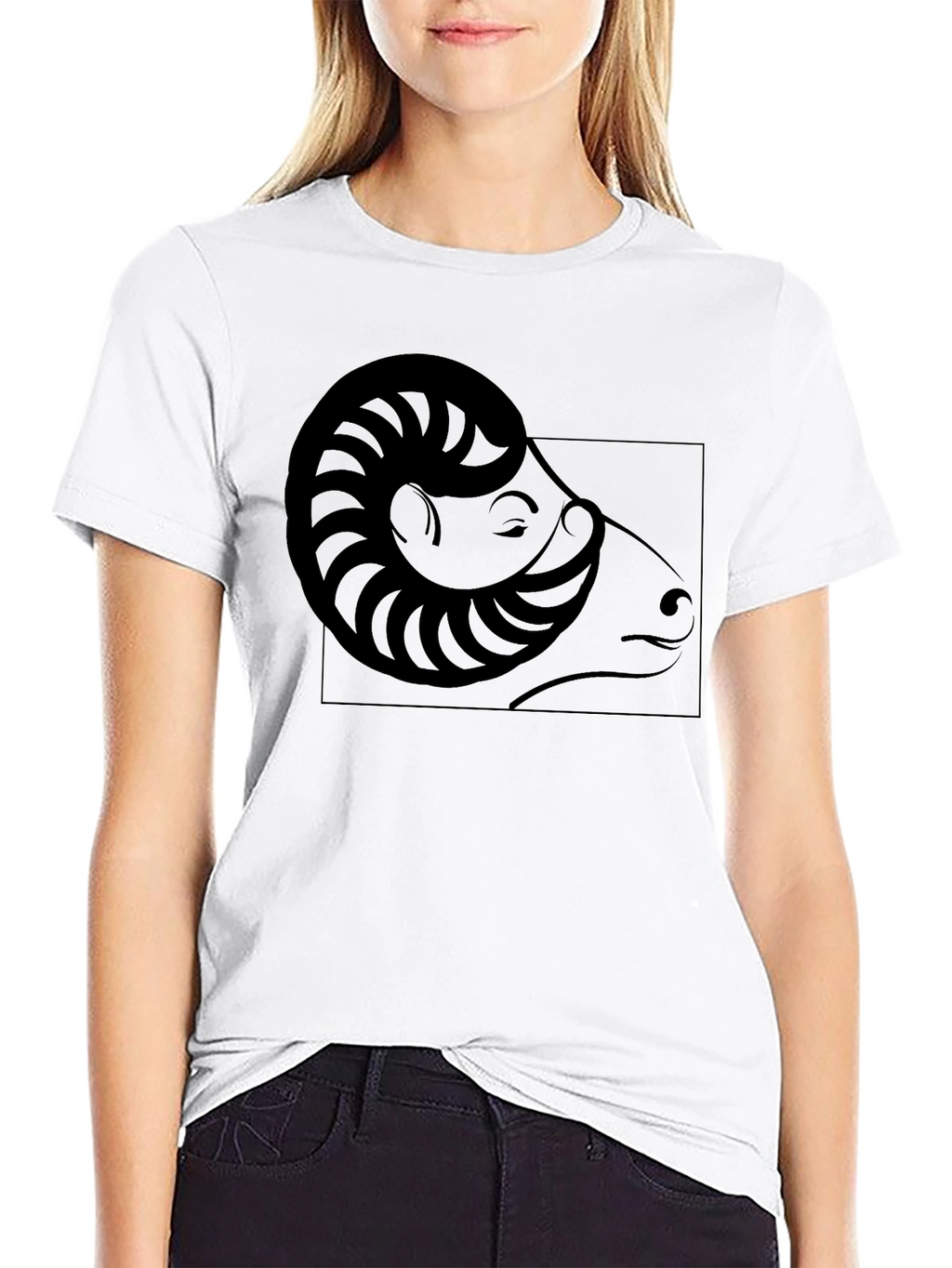 Black Ram Graphic Tee - Stylish Casual Wear