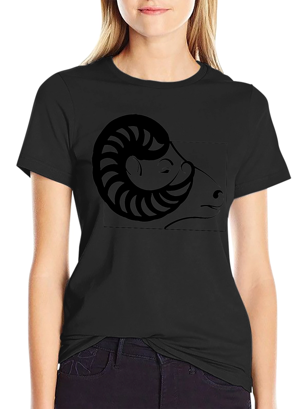 Black Ram Graphic Tee - Stylish Casual Wear