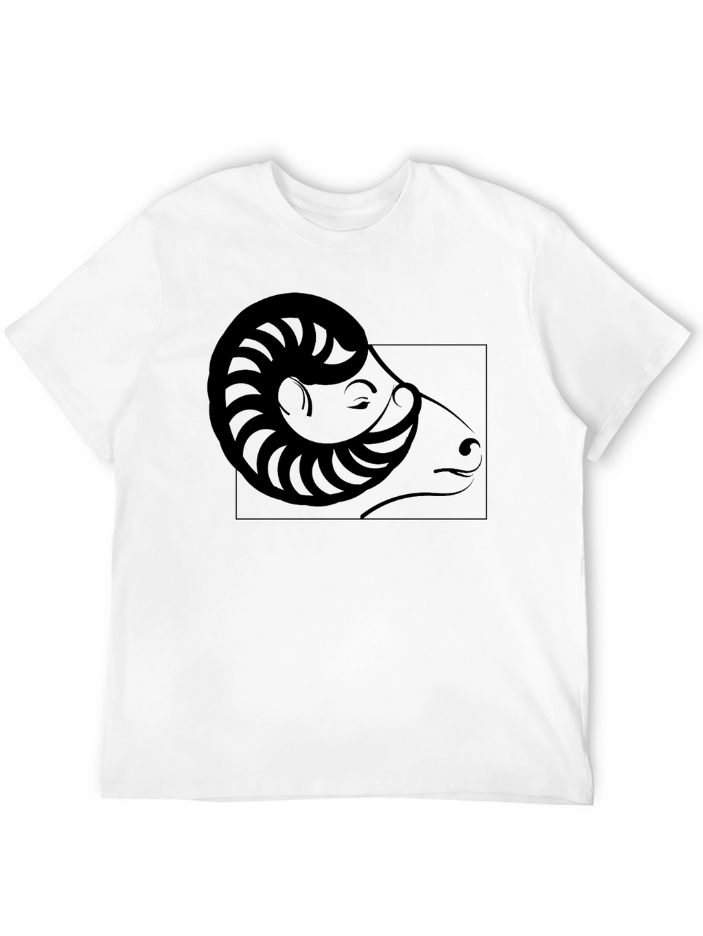 Black Ram Graphic Tee - Stylish Casual Wear