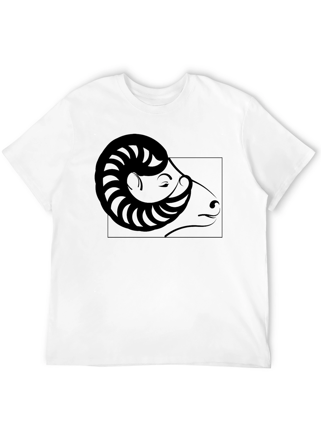 Black Ram Graphic Tee - Stylish Casual Wear